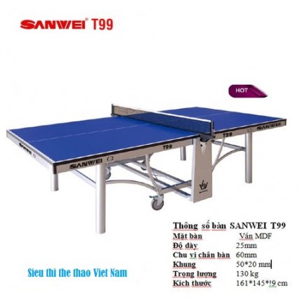 Bàn bóng bàn Sanwei T 99
